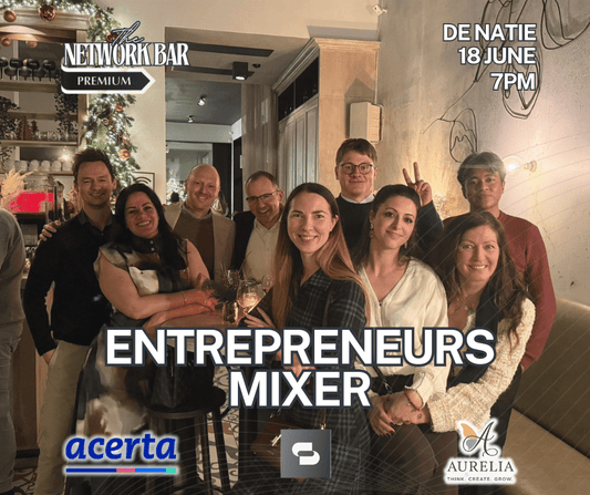 Entrepreneurs Networking (18 June at 7PM) @ De Natie | With Acerta, Speaksoon & Aurelia Oils - Outlanders, The Network Bar